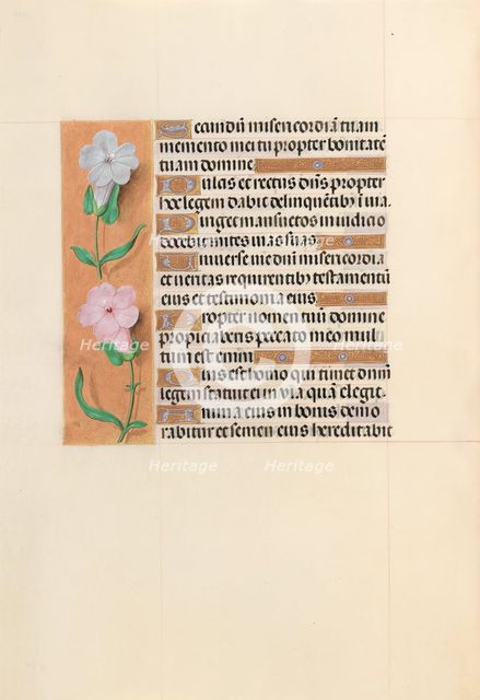 Hours of Queen Isabella the Catholic, Queen of Spain: Fol. 234v, c. 1500. Creator: Master of the First Prayerbook of Maximillian (Flemish, c. 1444-1519); Associates, and.