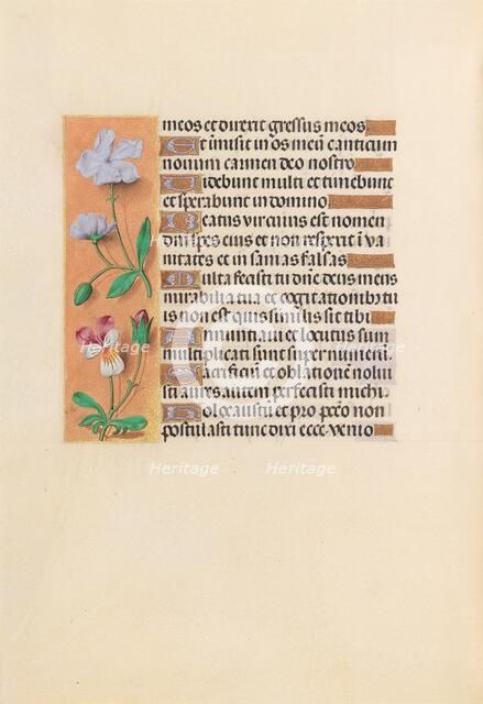 Hours of Queen Isabella the Catholic, Queen of Spain: Fol. 239v, c. 1500. Creator: Master of the First Prayerbook of Maximillian (Flemish, c. 1444-1519); Associates, and.