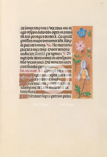 Hours of Queen Isabella the Catholic, Queen of Spain: Fol. 239r, c. 1500. Creator: Master of the First Prayerbook of Maximillian (Flemish, c. 1444-1519); Associates, and.