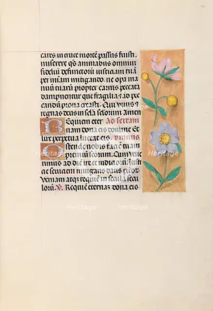 Hours of Queen Isabella the Catholic, Queen of Spain: Fol. 27r, c. 1500. Creator: Master of the First Prayerbook of Maximillian (Flemish, c. 1444-1519); Associates, and.