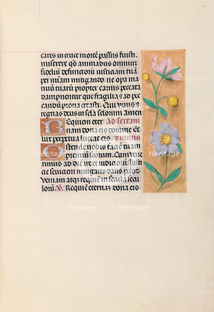 Hours of Queen Isabella the Catholic, Queen of Spain: Fol. 27r, c. 1500. Creator: Master of the First Prayerbook of Maximillian (Flemish, c. 1444-1519); Associates, and.