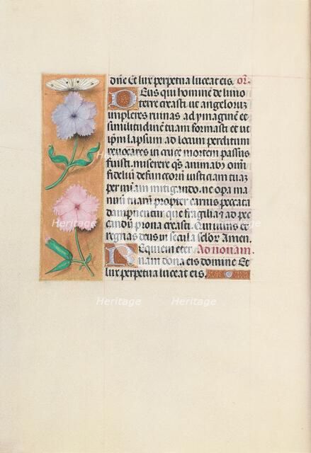 Hours of Queen Isabella the Catholic, Queen of Spain: Fol. 27v, c. 1500. Creator: Master of the First Prayerbook of Maximillian (Flemish, c. 1444-1519); Associates, and.