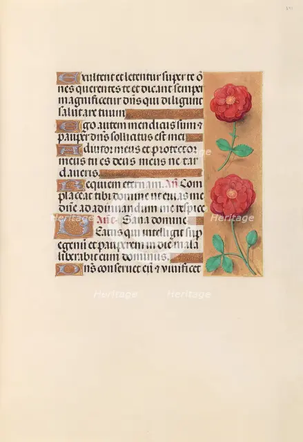Hours of Queen Isabella the Catholic, Queen of Spain: Fol. 241r, c. 1500. Creator: Master of the First Prayerbook of Maximillian (Flemish, c. 1444-1519); Associates, and.