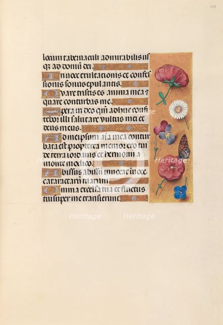 Hours of Queen Isabella the Catholic, Queen of Spain: Fol. 243r, c. 1500. Creator: Master of the First Prayerbook of Maximillian (Flemish, c. 1444-1519); Associates, and.