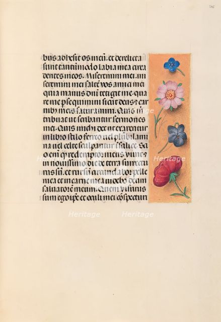 Hours of Queen Isabella the Catholic, Queen of Spain: Fol. 245r, c. 1500. Creator: Master of the First Prayerbook of Maximillian (Flemish, c. 1444-1519); Associates, and.