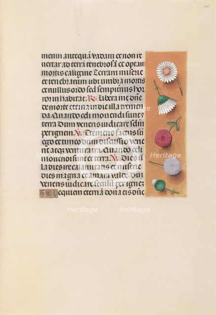 Hours of Queen Isabella the Catholic, Queen of Spain: Fol. 245r, c. 1500. Creator: Master of the First Prayerbook of Maximillian (Flemish, c. 1444-1519); Associates, and.