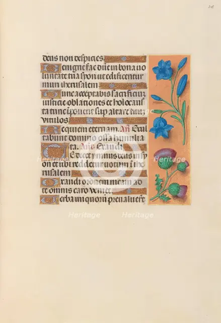 Hours of Queen Isabella the Catholic, Queen of Spain: Fol. 248r, c. 1500. Creator: Master of the First Prayerbook of Maximillian (Flemish, c. 1444-1519); Associates, and.