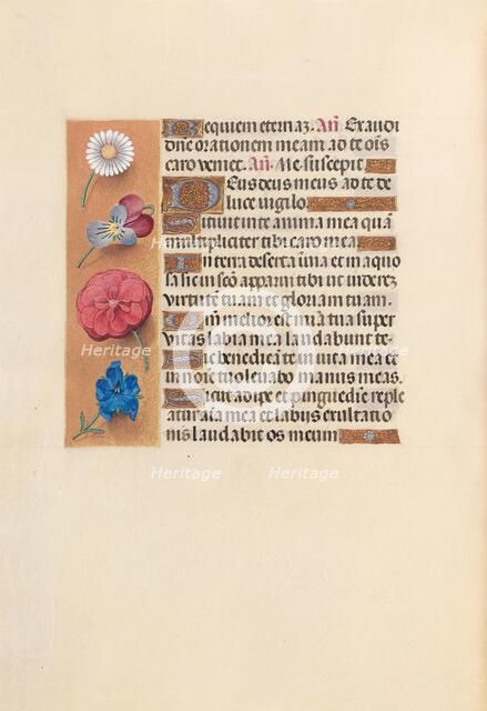 Hours of Queen Isabella the Catholic, Queen of Spain: Fol. 249v, c. 1500. Creator: Master of the First Prayerbook of Maximillian (Flemish, c. 1444-1519); Associates, and.
