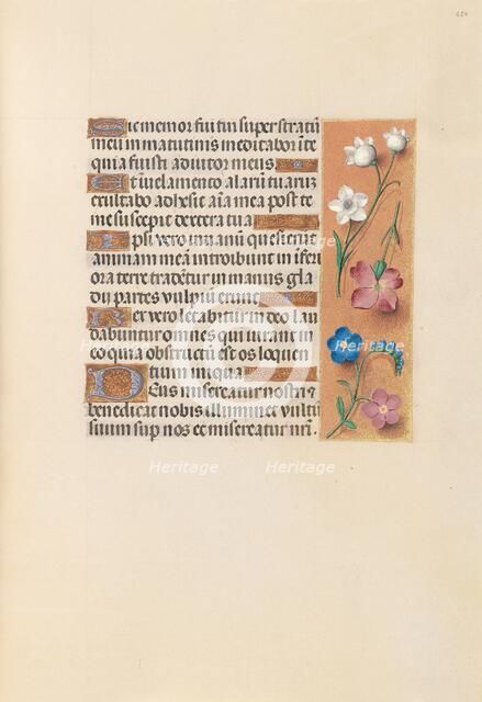 Hours of Queen Isabella the Catholic, Queen of Spain: Fol. 250r, c. 1500. Creator: Master of the First Prayerbook of Maximillian (Flemish, c. 1444-1519); Associates, and.