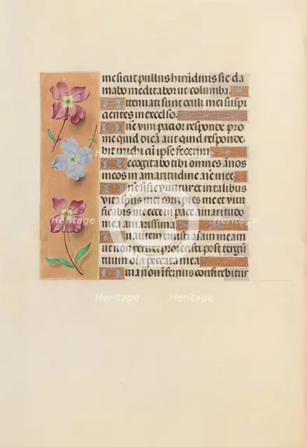 Hours of Queen Isabella the Catholic, Queen of Spain: Fol. 251v, c. 1500. Creator: Master of the First Prayerbook of Maximillian (Flemish, c. 1444-1519); Associates, and.