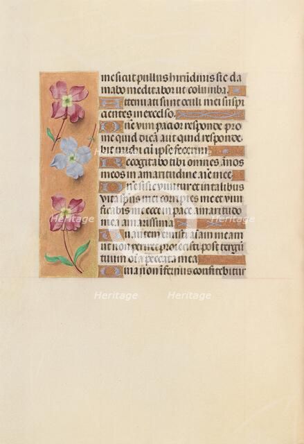 Hours of Queen Isabella the Catholic, Queen of Spain: Fol. 251v, c. 1500. Creator: Master of the First Prayerbook of Maximillian (Flemish, c. 1444-1519); Associates, and.