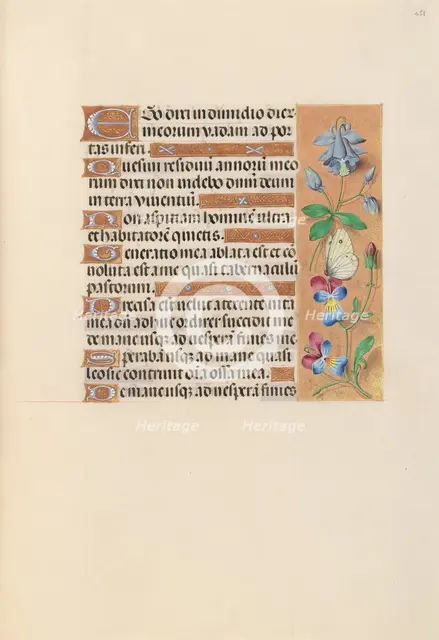Hours of Queen Isabella the Catholic, Queen of Spain: Fol. 251r, c. 1500. Creator: Master of the First Prayerbook of Maximillian (Flemish, c. 1444-1519); Associates, and.