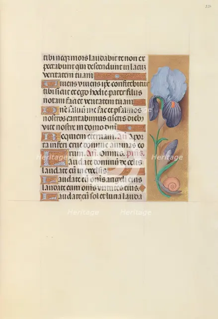 Hours of Queen Isabella the Catholic, Queen of Spain: Fol. 252r, c. 1500. Creator: Master of the First Prayerbook of Maximillian (Flemish, c. 1444-1519); Associates, and.