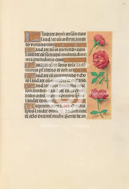 Hours of Queen Isabella the Catholic, Queen of Spain: Fol. 254r, c. 1500. Creator: Master of the First Prayerbook of Maximillian (Flemish, c. 1444-1519); Associates, and.