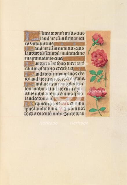Hours of Queen Isabella the Catholic, Queen of Spain: Fol. 254r, c. 1500. Creator: Master of the First Prayerbook of Maximillian (Flemish, c. 1444-1519); Associates, and.