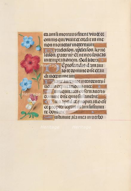 Hours of Queen Isabella the Catholic, Queen of Spain: Fol. 255v, c. 1500. Creator: Master of the First Prayerbook of Maximillian (Flemish, c. 1444-1519); Associates, and.