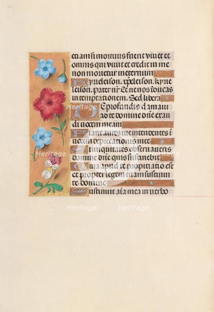 Hours of Queen Isabella the Catholic, Queen of Spain: Fol. 255v, c. 1500. Creator: Master of the First Prayerbook of Maximillian (Flemish, c. 1444-1519); Associates, and.