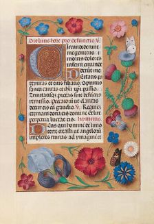 Hours of Queen Isabella the Catholic, Queen of Spain: Fol. 25r, c. 1500. Creator: Master of the First Prayerbook of Maximillian (Flemish, c. 1444-1519); Associates, and