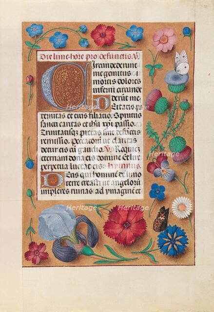 Hours of Queen Isabella the Catholic, Queen of Spain: Fol. 25r, c. 1500. Creator: Master of the First Prayerbook of Maximillian (Flemish, c. 1444-1519); Associates, and.