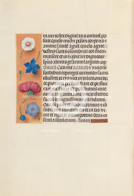 Hours of Queen Isabella the Catholic, Queen of Spain: Fol. 263v, Mass of St. Gregory, c. 1500. Creator: Master of the First Prayerbook of Maximillian (Flemish, c. 1444-1519); Associates, and.