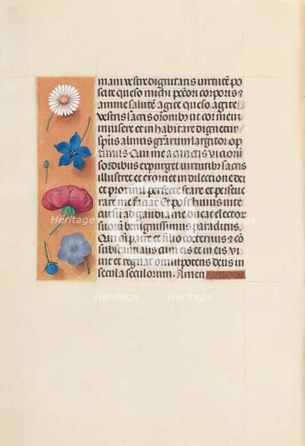 Hours of Queen Isabella the Catholic, Queen of Spain: Fol. 263v, Mass of St. Gregory, c. 1500. Creator: Master of the First Prayerbook of Maximillian (Flemish, c. 1444-1519); Associates, and.