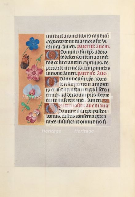 Hours of Queen Isabella the Catholic, Queen of Spain: Fol. 265v, c. 1500. Creator: Master of the First Prayerbook of Maximillian (Flemish, c. 1444-1519); Associates, and.