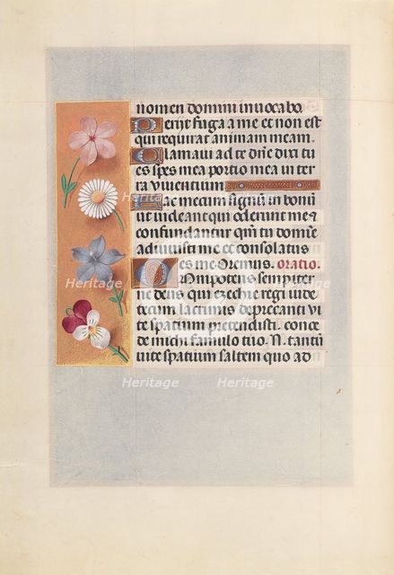 Hours of Queen Isabella the Catholic, Queen of Spain: Fol. 268v, c. 1500. Creator: Master of the First Prayerbook of Maximillian (Flemish, c. 1444-1519); Associates, and.