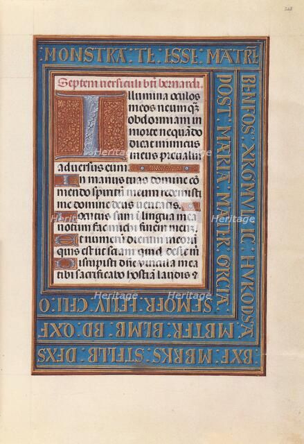 Hours of Queen Isabella the Catholic, Queen of Spain: Fol. 268r, c. 1500. Creator: Master of the First Prayerbook of Maximillian (Flemish, c. 1444-1519); Associates, and.