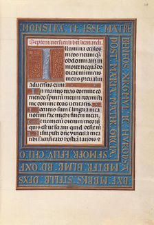 Hours of Queen Isabella the Catholic, Queen of Spain: Fol. 268r, c. 1500. Creator: Master of the First Prayerbook of Maximillian (Flemish, c. 1444-1519); Associates, and