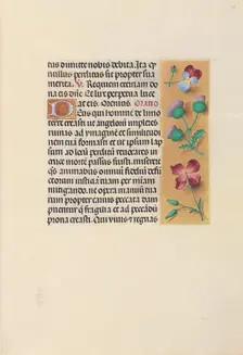 Hours of Queen Isabella the Catholic, Queen of Spain: Fol. 26r, c. 1500. Creator: Master of the First Prayerbook of Maximillian (Flemish, c. 1444-1519); Associates, and