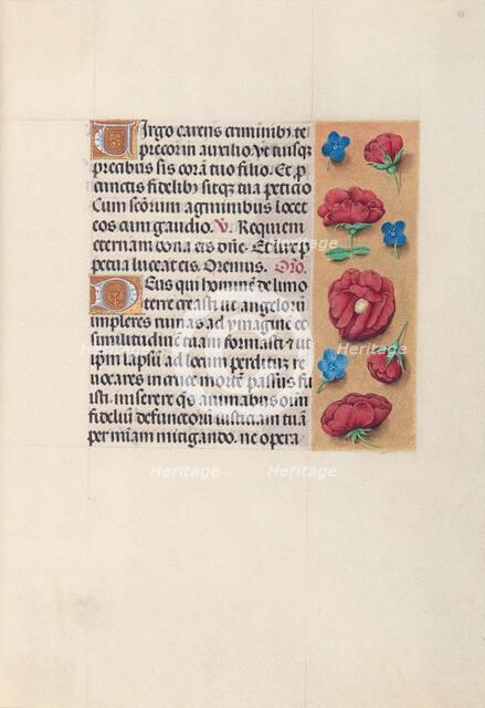 Hours of Queen Isabella the Catholic, Queen of Spain: Fol. 28r, c. 1500. Creator: Master of the First Prayerbook of Maximillian (Flemish, c. 1444-1519); Associates, and.