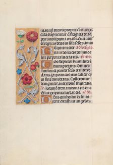 Hours of Queen Isabella the Catholic, Queen of Spain: Fol. 28v, c. 1500. Creator: Master of the First Prayerbook of Maximillian (Flemish, c. 1444-1519); Associates, and