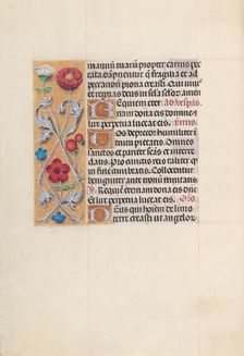Hours of Queen Isabella the Catholic, Queen of Spain: Fol. 28v, c. 1500. Creator: Master of the First Prayerbook of Maximillian (Flemish, c. 1444-1519); Associates, and