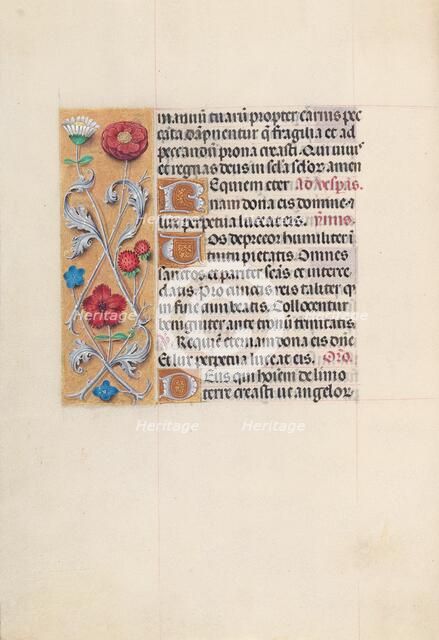 Hours of Queen Isabella the Catholic, Queen of Spain: Fol. 28v, c. 1500. Creator: Master of the First Prayerbook of Maximillian (Flemish, c. 1444-1519); Associates, and.