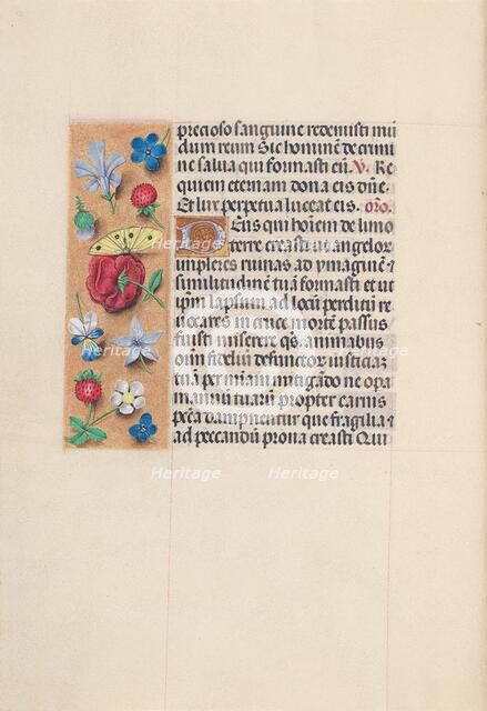 Hours of Queen Isabella the Catholic, Queen of Spain: Fol. 29v, c. 1500. Creator: Master of the First Prayerbook of Maximillian (Flemish, c. 1444-1519); Associates, and.