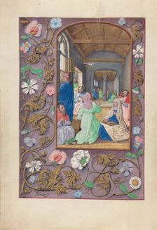 Hours of Queen Isabella the Catholic, Queen of Spain: Fol. 31v, Pentecost, c. 1500. Creator: Master of the First Prayerbook of Maximillian (Flemish, c. 1444-1519); Associates, and