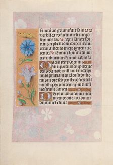 Hours of Queen Isabella the Catholic, Queen of Spain: Fol. 32v, c. 1500. Creator: Master of the First Prayerbook of Maximillian (Flemish, c. 1444-1519); Associates, and