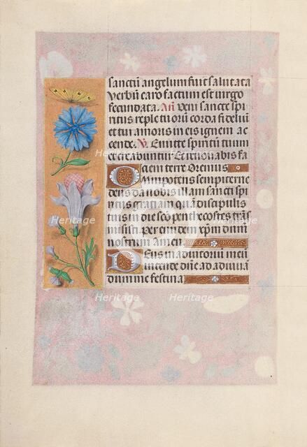 Hours of Queen Isabella the Catholic, Queen of Spain: Fol. 32v, c. 1500. Creator: Master of the First Prayerbook of Maximillian (Flemish, c. 1444-1519); Associates, and.