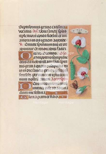 Hours of Queen Isabella the Catholic, Queen of Spain: Fol. 35r, c. 1500. Creator: Master of the First Prayerbook of Maximillian (Flemish, c. 1444-1519); Associates, and.