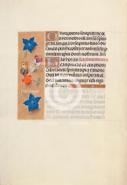 Hours of Queen Isabella the Catholic, Queen of Spain: Fol. 36v, c. 1500. Creator: Master of the First Prayerbook of Maximillian (Flemish, c. 1444-1519); Associates, and.
