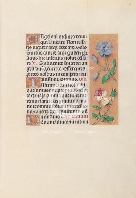 Hours of Queen Isabella the Catholic, Queen of Spain: Fol. 39r, c. 1500. Creator: Master of the First Prayerbook of Maximillian (Flemish, c. 1444-1519); Associates, and.