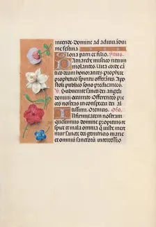 Hours of Queen Isabella the Catholic, Queen of Spain: Fol. 39v, c. 1500. Creator: Master of the First Prayerbook of Maximillian (Flemish, c. 1444-1519); Associates, and