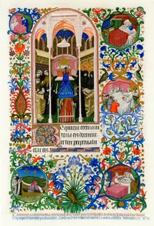 Hours of the Dead, 1414-1423.Artist: Workshop of the Master of the Duke of Bedford