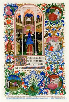 Hours of the Dead, 1414-1423.Artist: Workshop of the Master of the Duke of Bedford