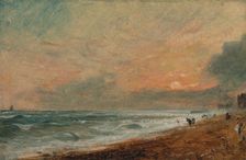 Hove Beach, 1824 to 1828. Creator: John Constable