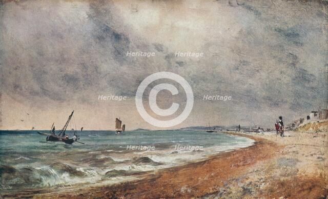 'Hove Beach, with Fishing Boats', c1824. Artist: John Constable.