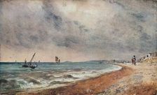 Hove Beach, with Fishing Boats c1824. Artist: John Constable