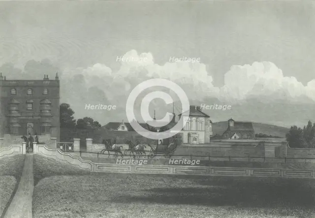 'Hove Church, From the Sea', 1835. Creator: Charles J Smith.