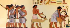 How An Ancient Egyptian Painted The Coming Of The Israelites Into Egypt c1930. Creator: Unknown