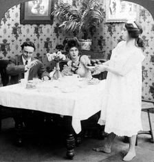 How Biddy Served the Tomatoes Undressed Artist: American Stereoscopic Company